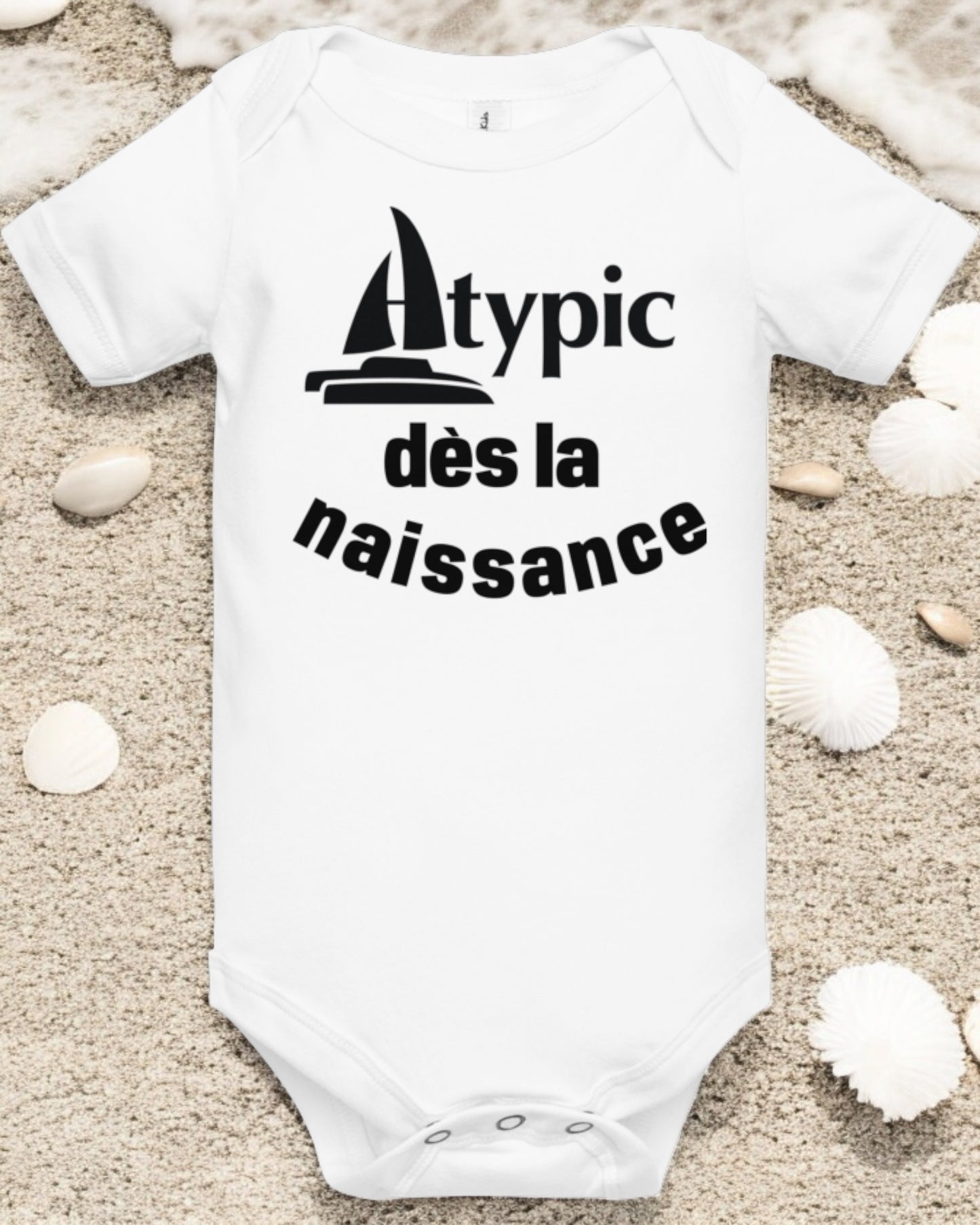Body bébé à manches courtes