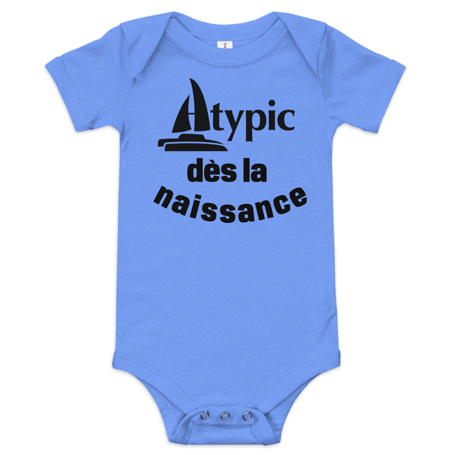 Short sleeve baby bodysuit