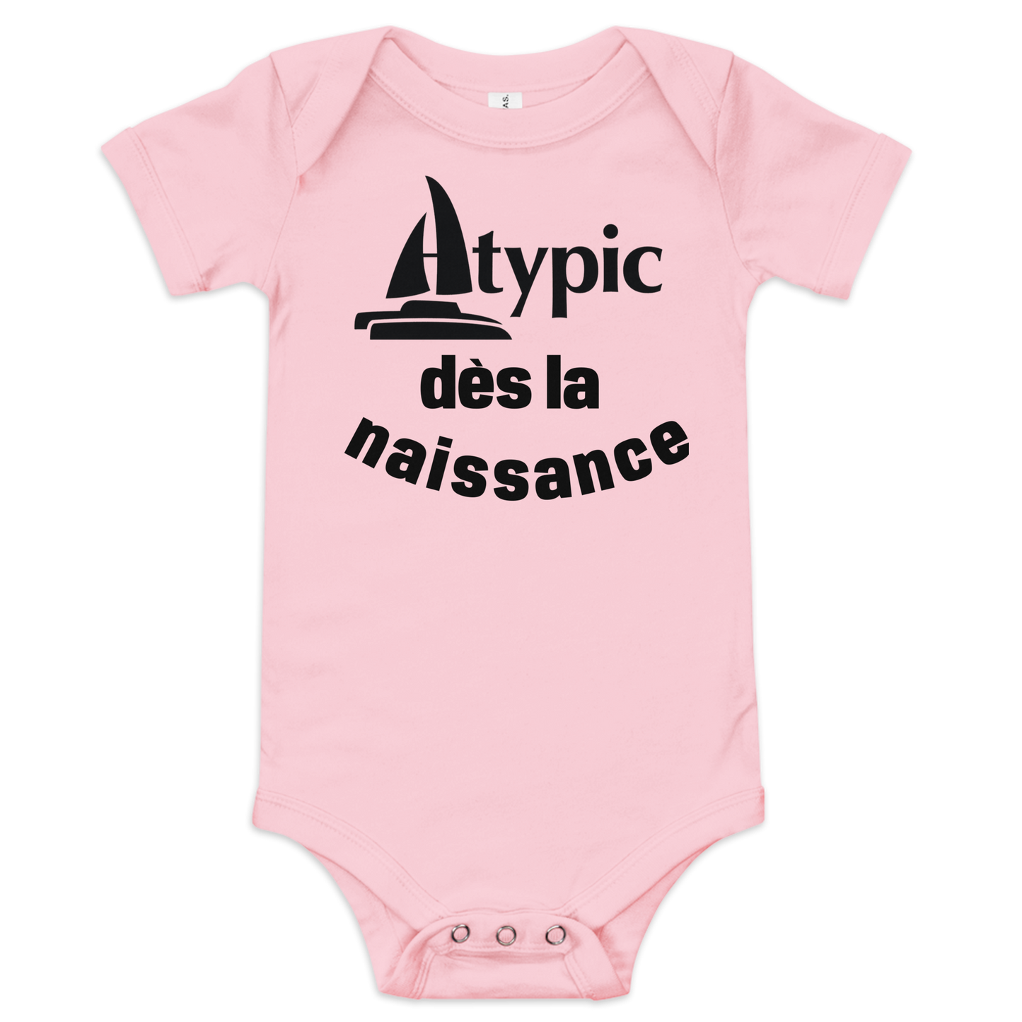 Short sleeve baby bodysuit