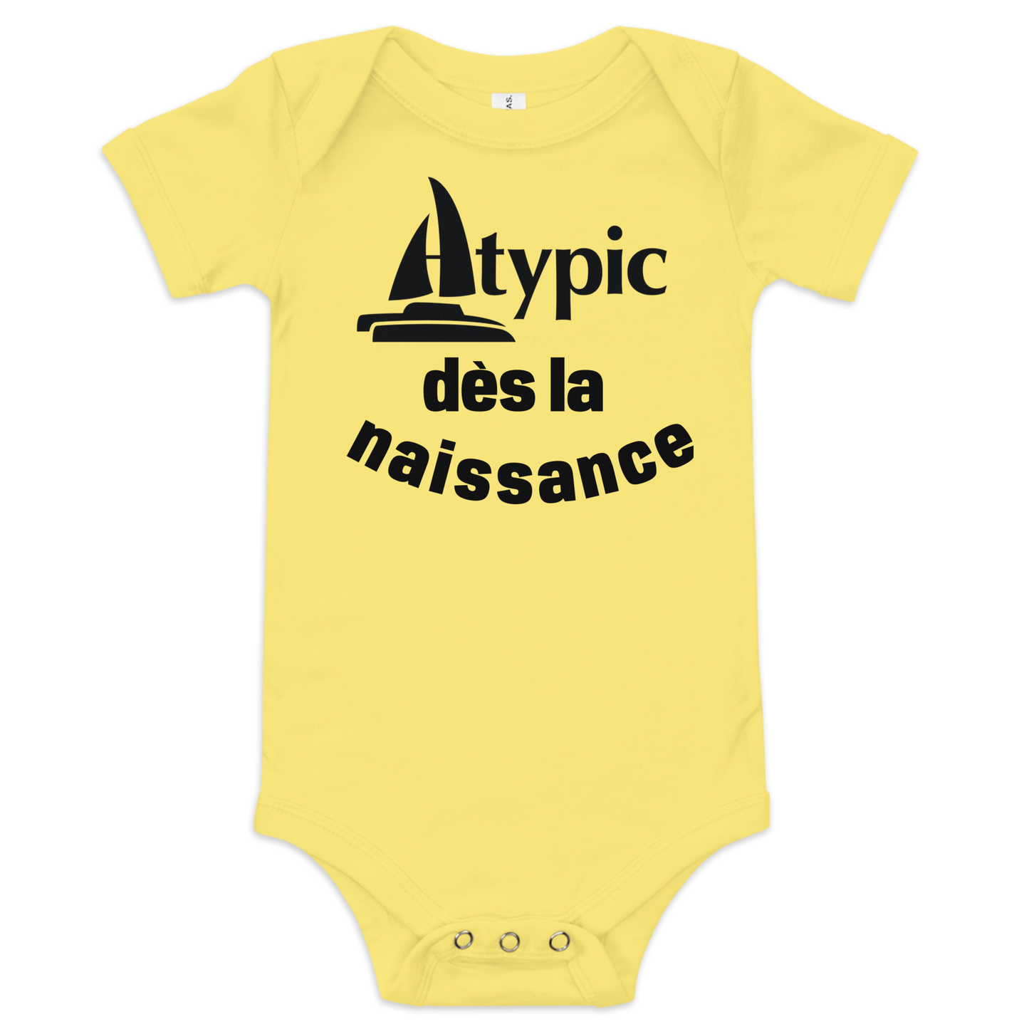 Short sleeve baby bodysuit