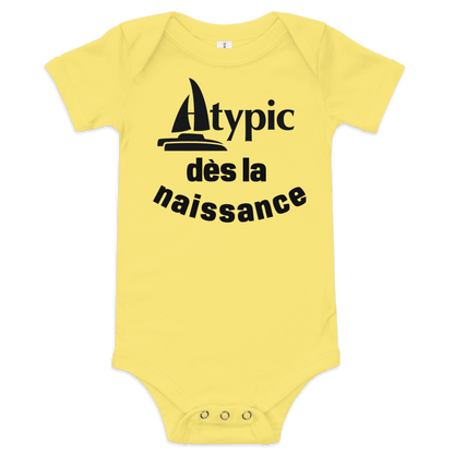 Short sleeve baby bodysuit